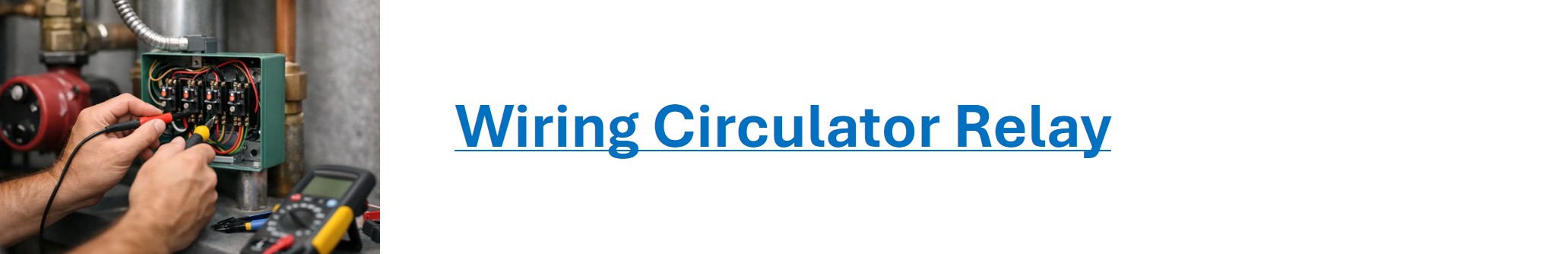 Wiring Circulator Control